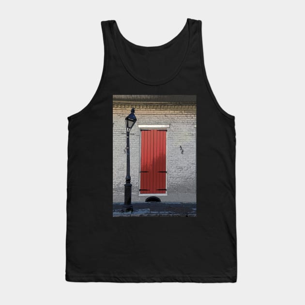 New Orleans Lamp Post Tank Top by JerryGranamanPhotos71